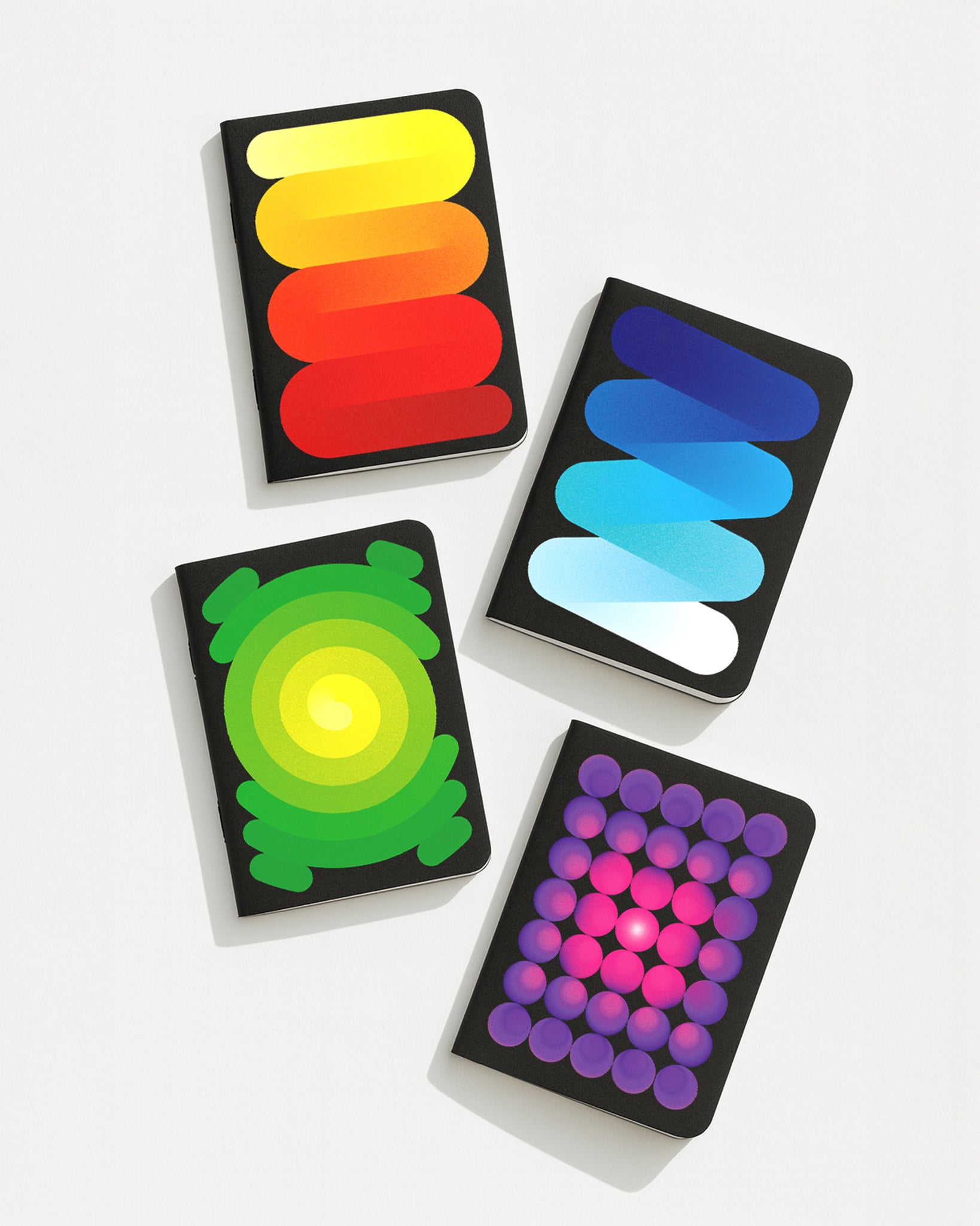 The 'De-Ruled' Collection - Pack of 4 - A6 Size Pocket Notebooks
