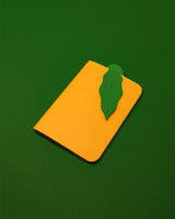 Yellow Mango Ripe A6 pocket notebook cover by Bakarashi